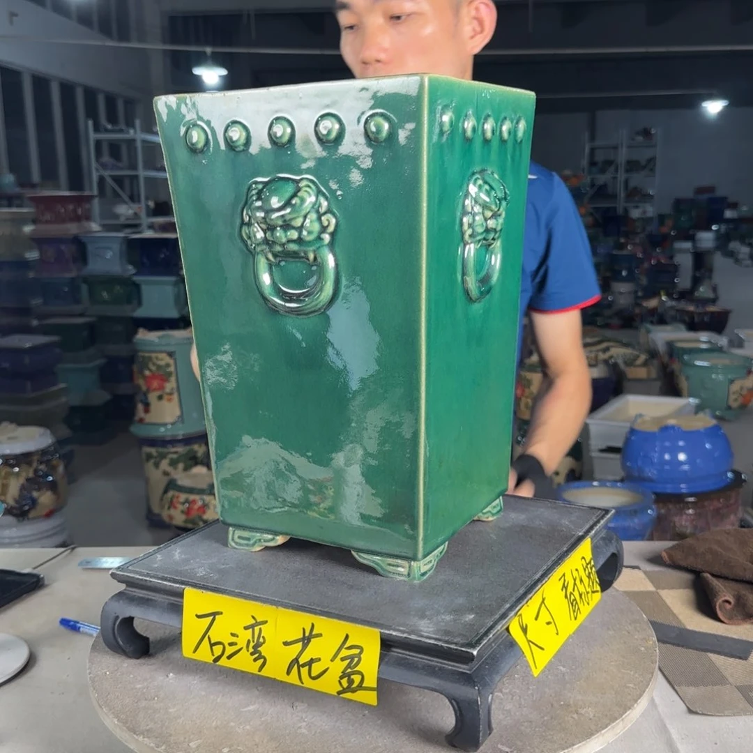 一风堂石湾花盆 内17*32微瑕