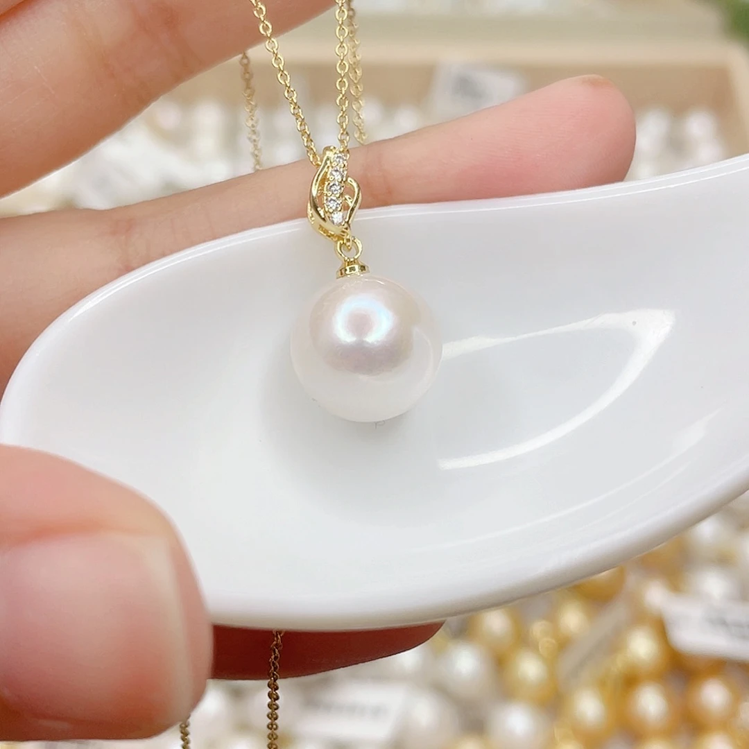 淡水珍珠未镶嵌吊坠(赠链)