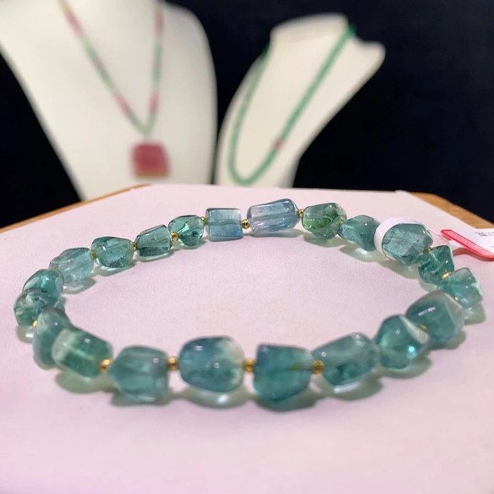 双色碧玺手链未镶嵌