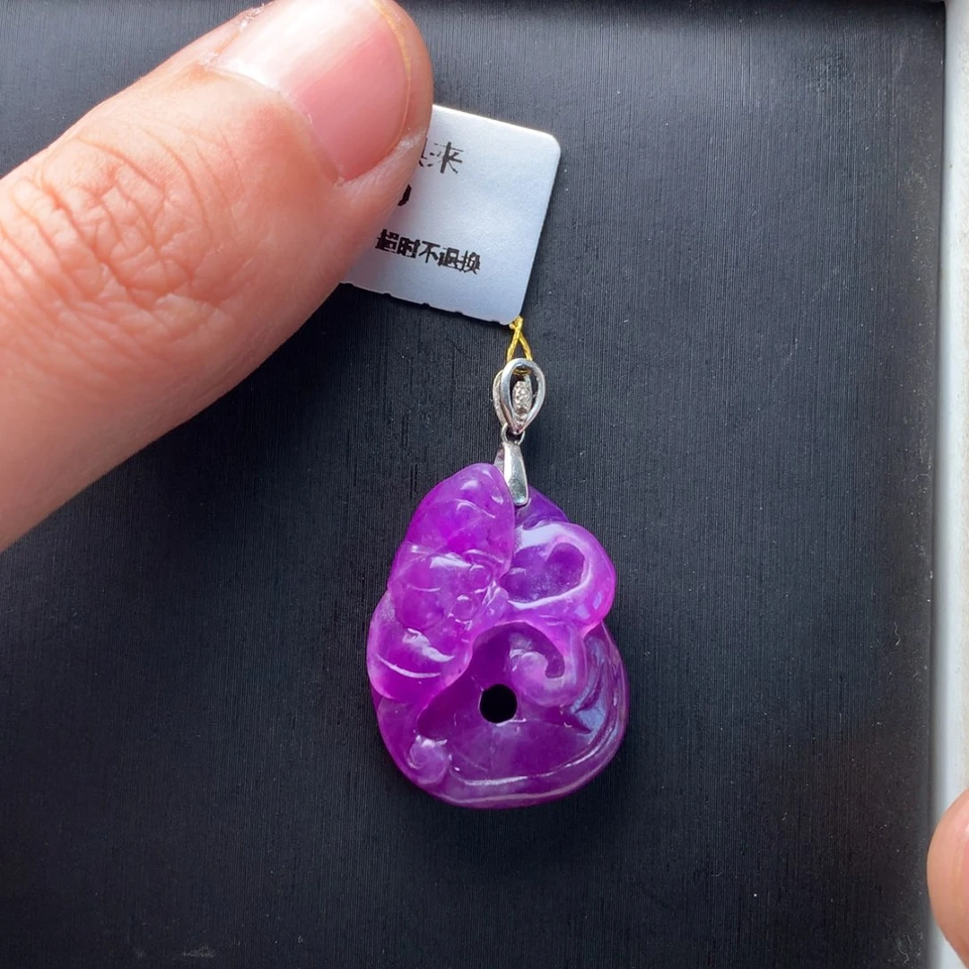 苏纪石（舒俱来）18K金镶嵌吊坠