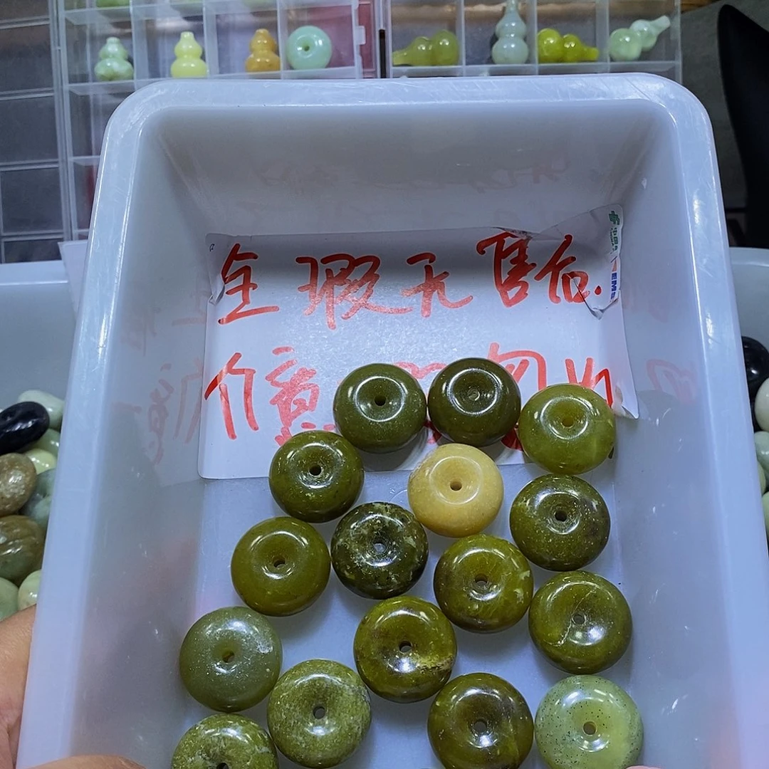 合金蛇纹石玉颈饰202