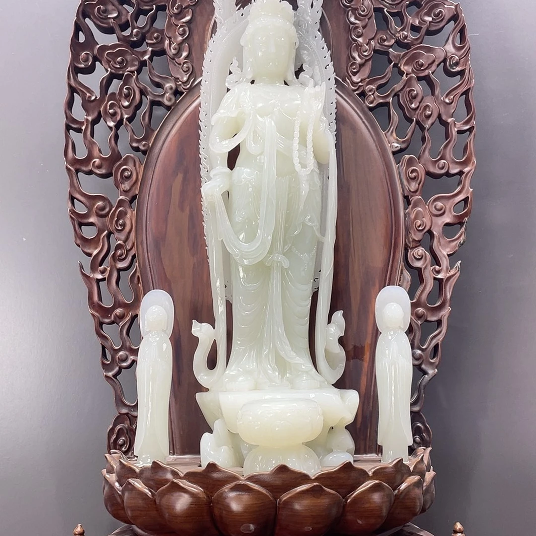 和田玉未镶嵌摆件