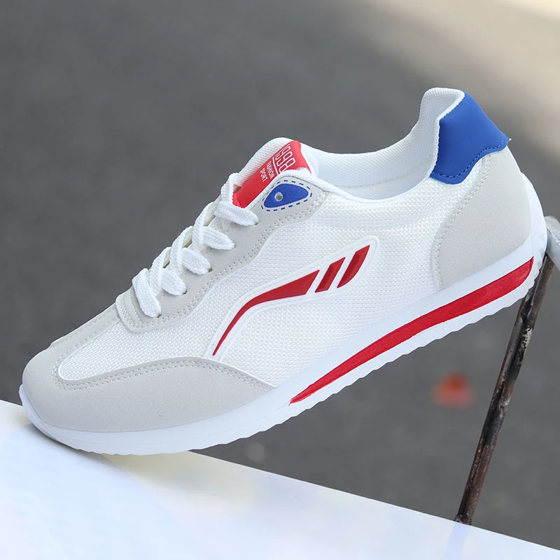 阿甘鞋新款韩版潮流运动鞋防臭网面休闲板鞋轻便跑步潮鞋白色鞋子