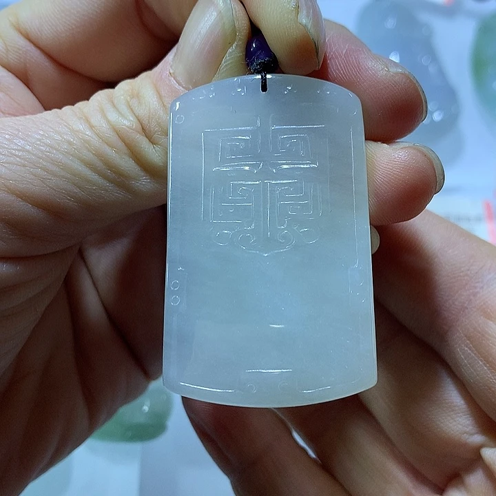 翡翠未镶嵌颈饰天然翡翠A货吊坠