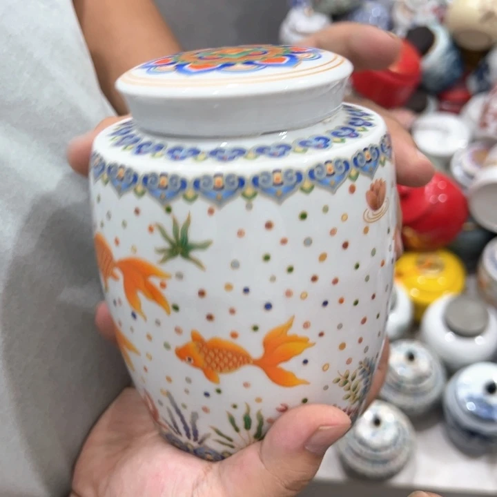 瑕疵福利品陶瓷茶叶罐