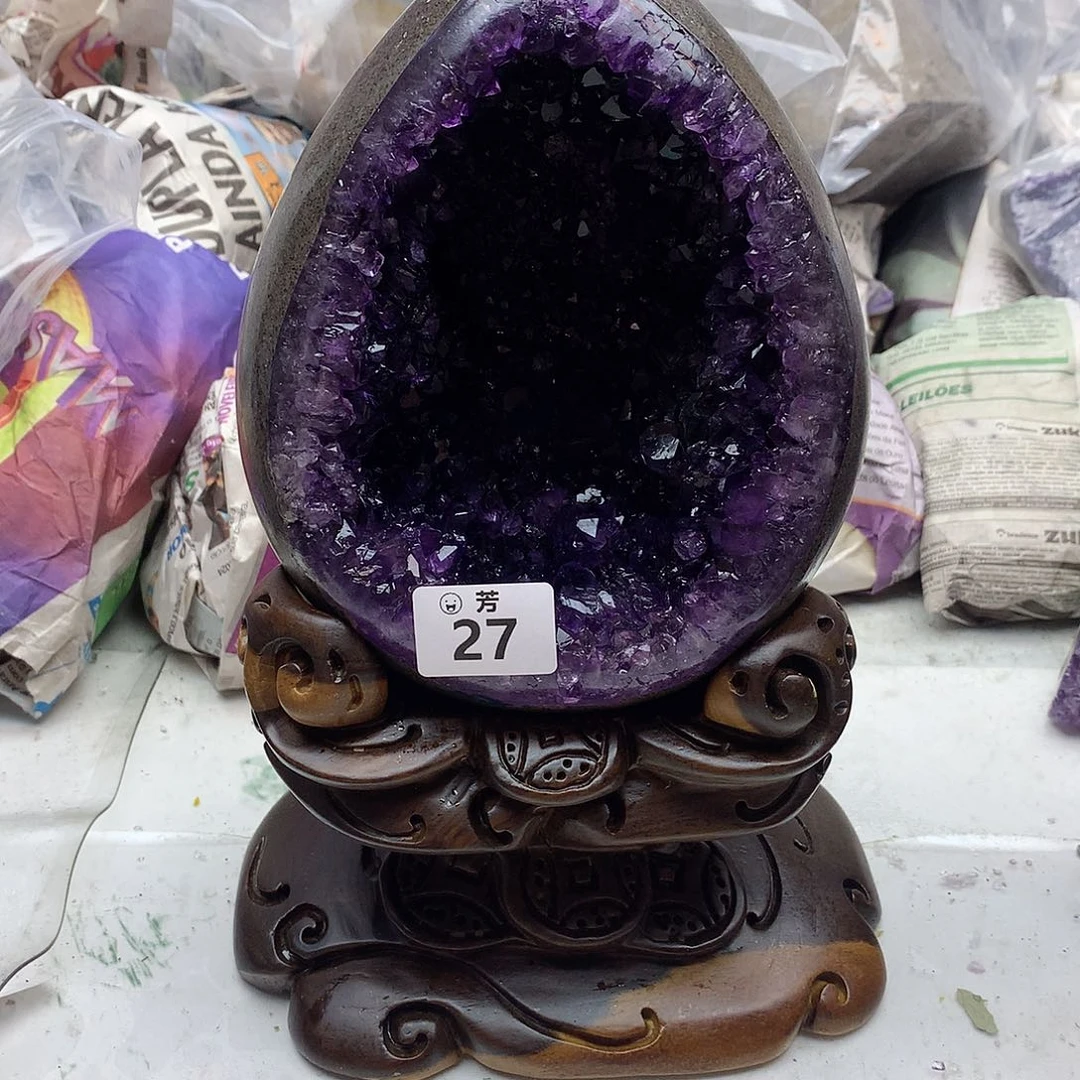 紫晶大型摆件（非配饰）未镶嵌i**o