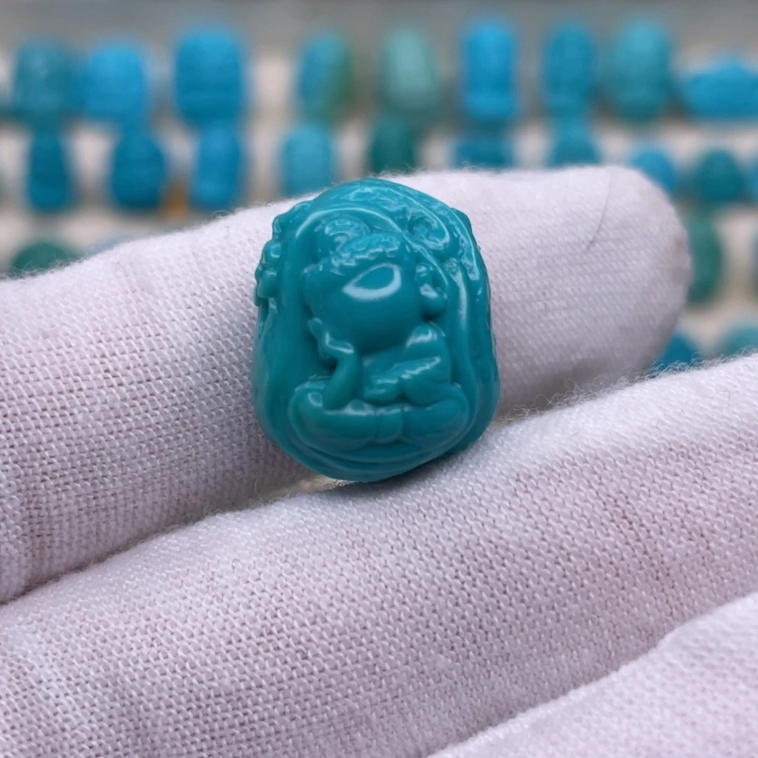 未镶嵌绿松石配珠