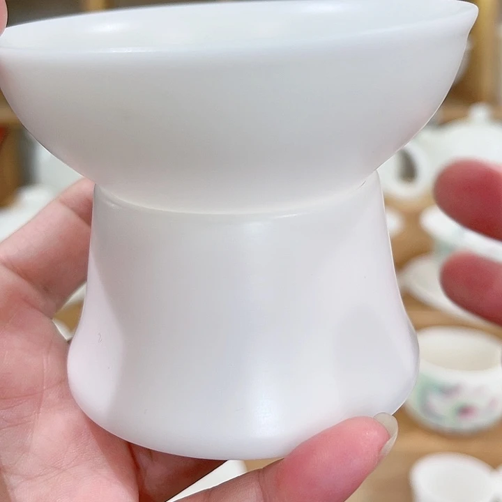 用***8高冰素烧两件套茶漏