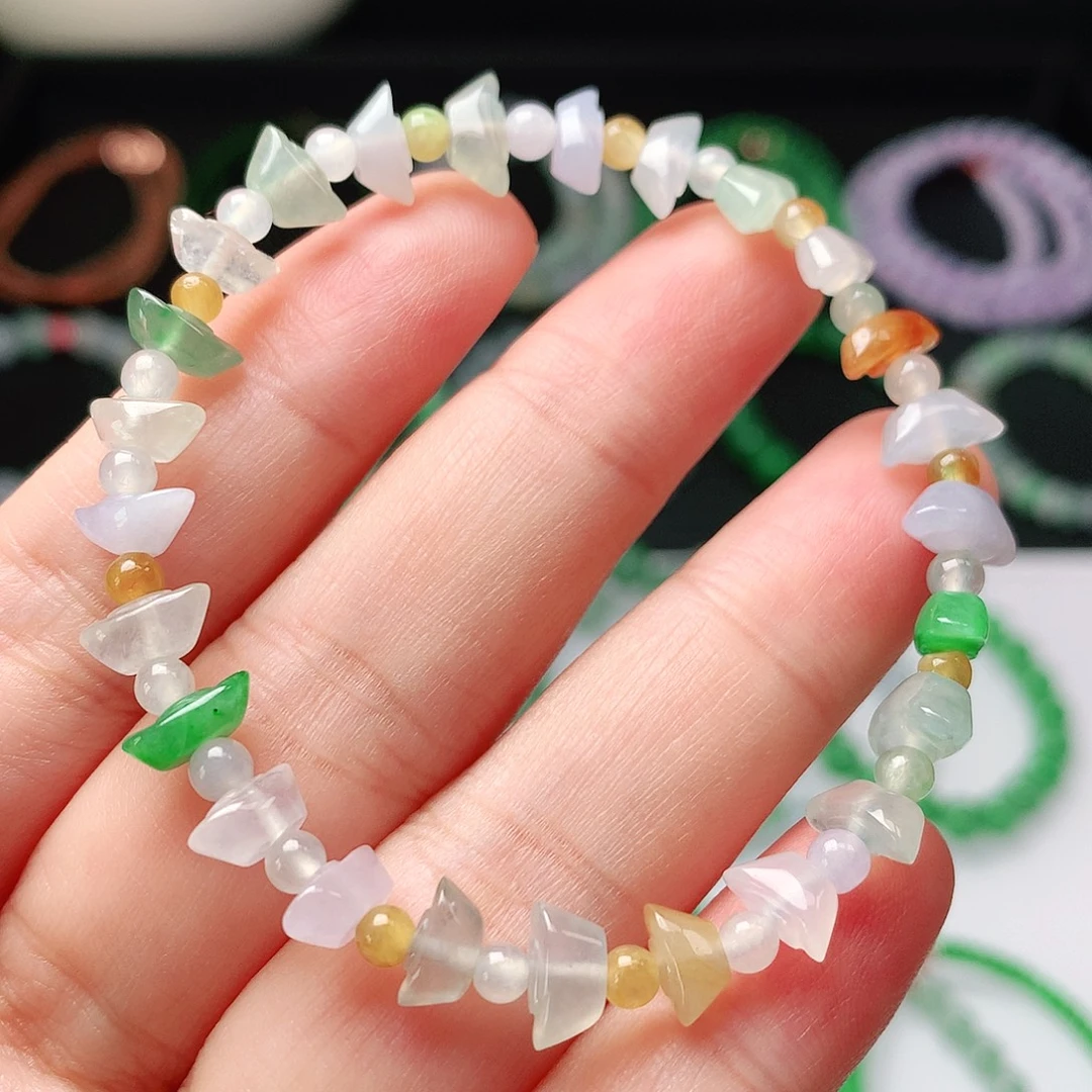 翡翠未镶嵌手链翡翠