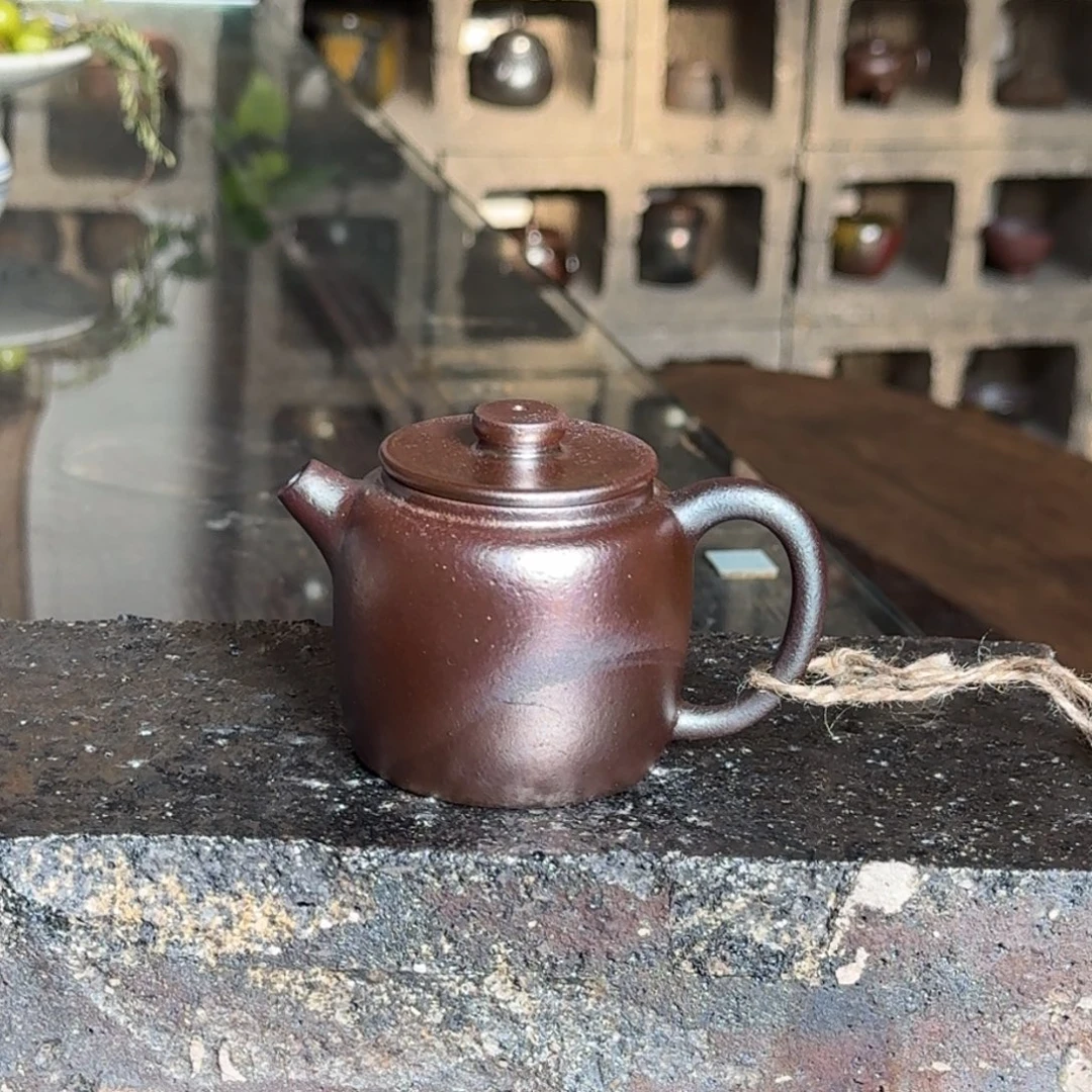 建水紫陶紫泥柴烧茶具