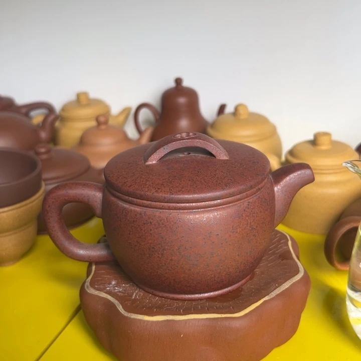 小***月紫砂茶壶高温汉瓦200cc