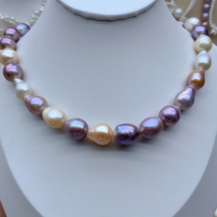 饭***位淡水珍珠未镶嵌颈饰