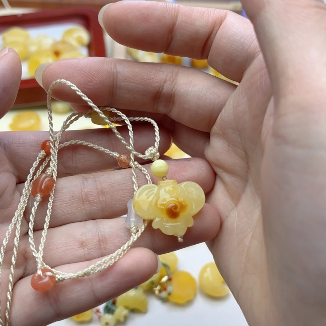 【闪购商品】蜜蜡套链未镶嵌配饰