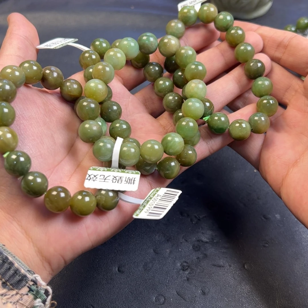 颈饰未镶嵌和田玉多样性拍一发一俄罗斯碧玉唐三彩卡12