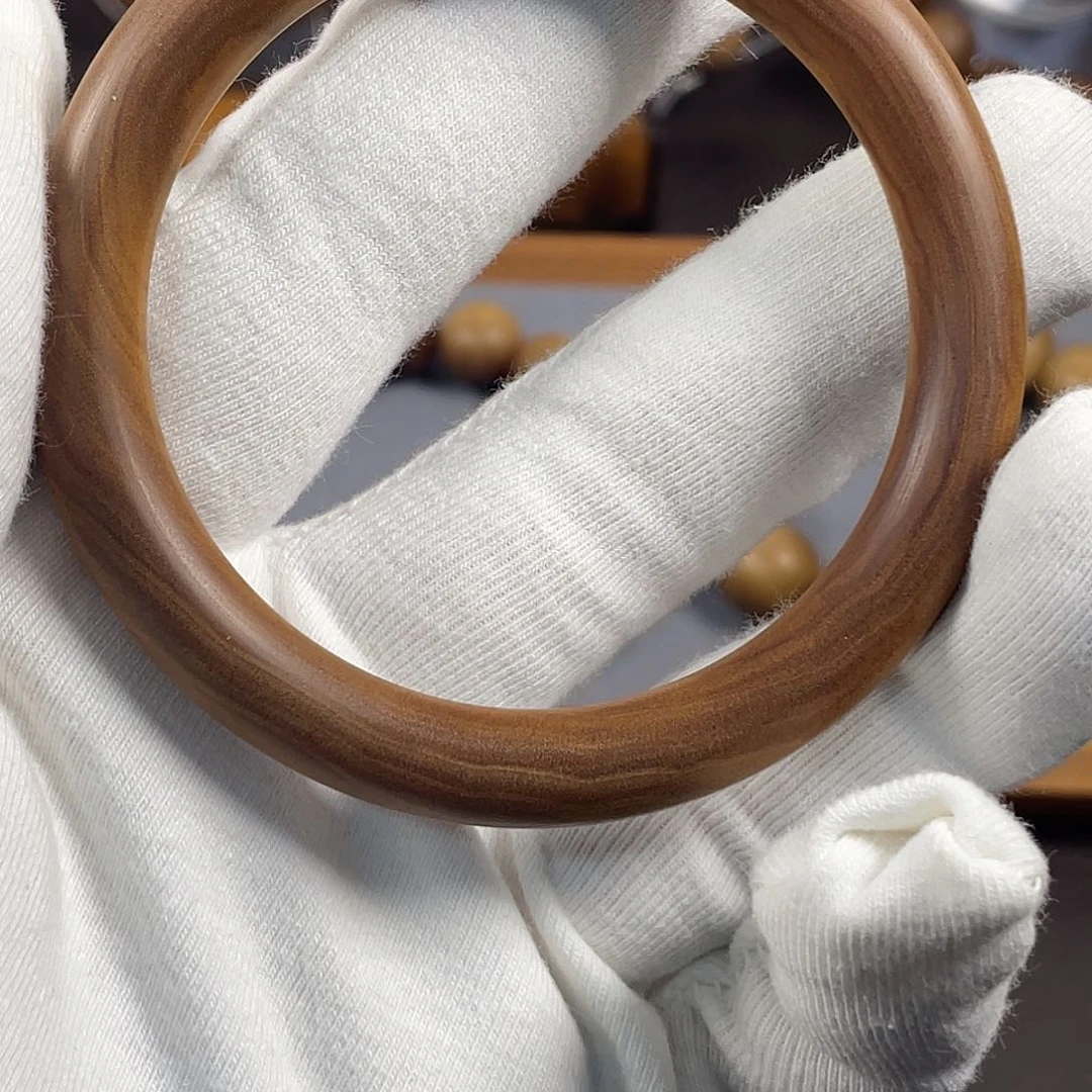 檀香木?****y手镯58圈口，印度老山檀香