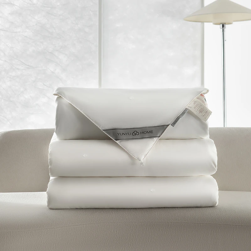 【曹奶奶专属】【芸裕家居】“芸缎丝语”臻选全棉桑蚕丝子母被25BZ004