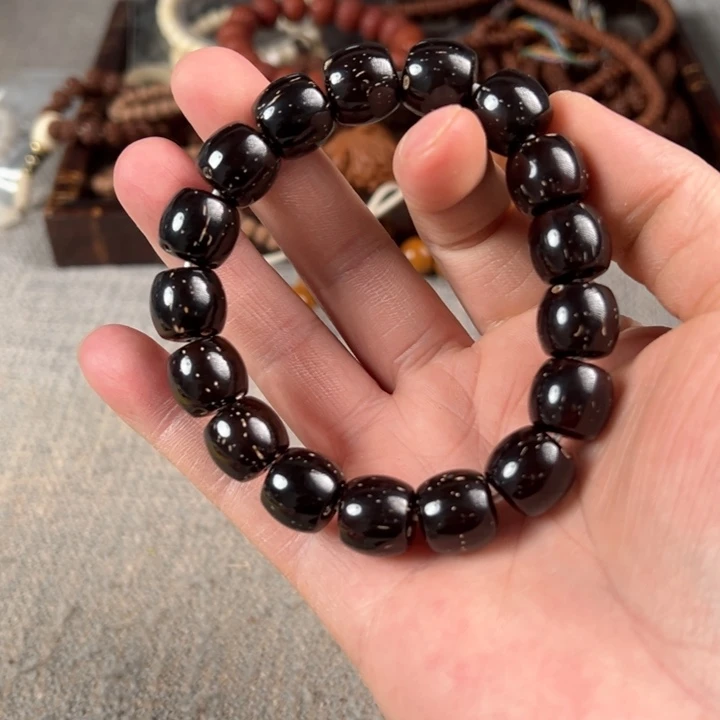 金刚菩提吊坠紫金鼠黑金单圈