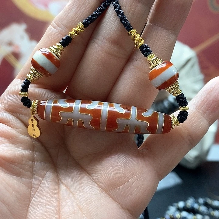玛瑙/玉髓颈饰合金