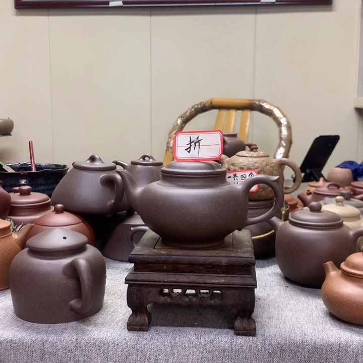 心***）茶壶紫泥半手工制作330 C