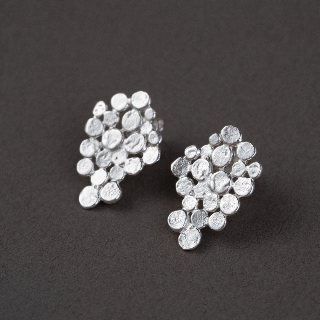 925银耳饰 【龙珠果耳钉】S925银耳钉纯银耳钉