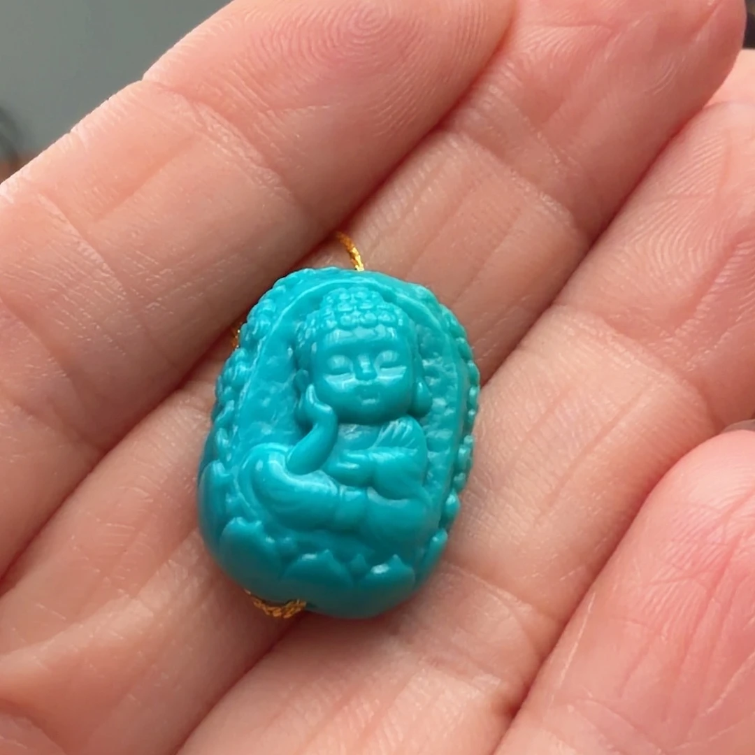 绿松石未镶嵌颈饰