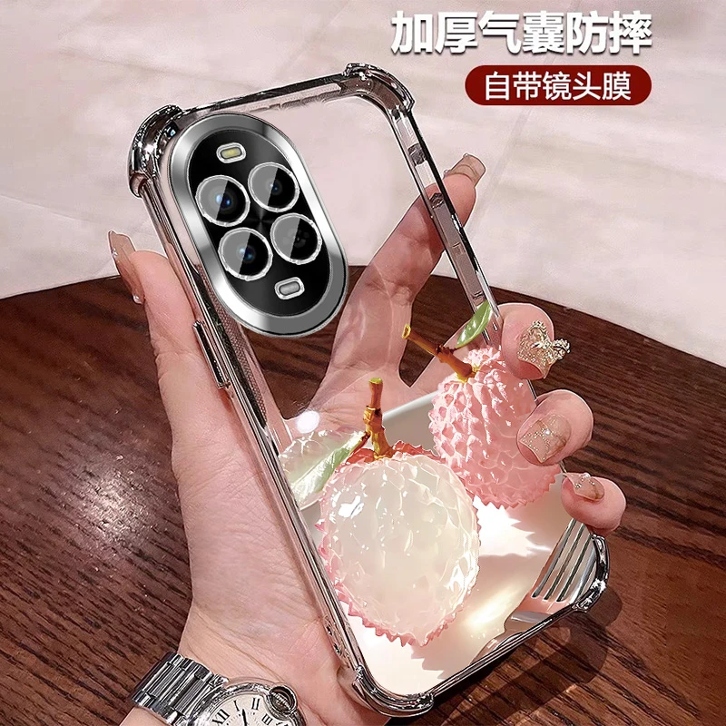带镜头膜适用华为nova13pro手机壳四角防摔NOVA13透明全包网红ins