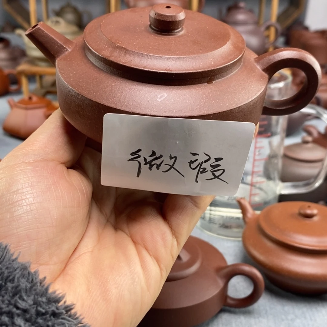 紫砂茶壶仲芳周盘壶