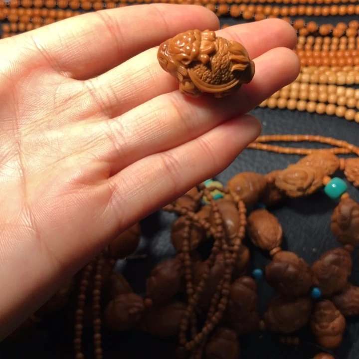 橄榄核手串/手链人****电龙龟单颗