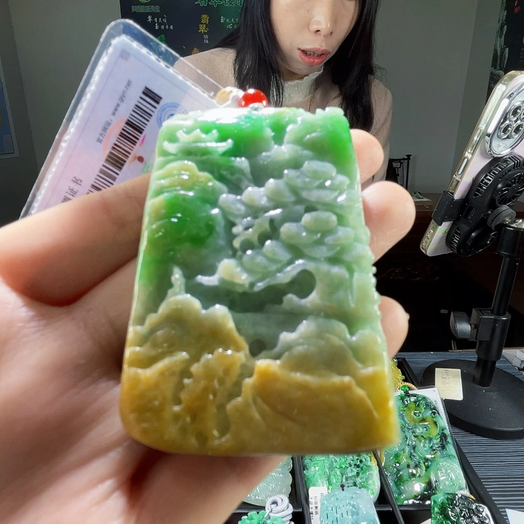 颈饰未镶嵌翡翠翡翠