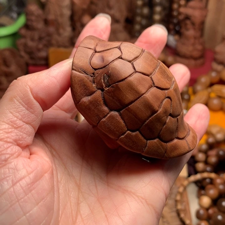 把件檀香木老山檀富甲瑕疵