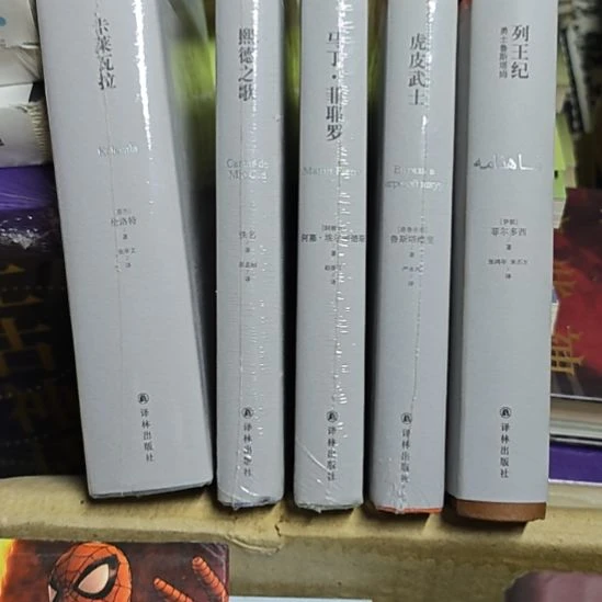 世界英雄史译丛五本一套，精装塑封全新。