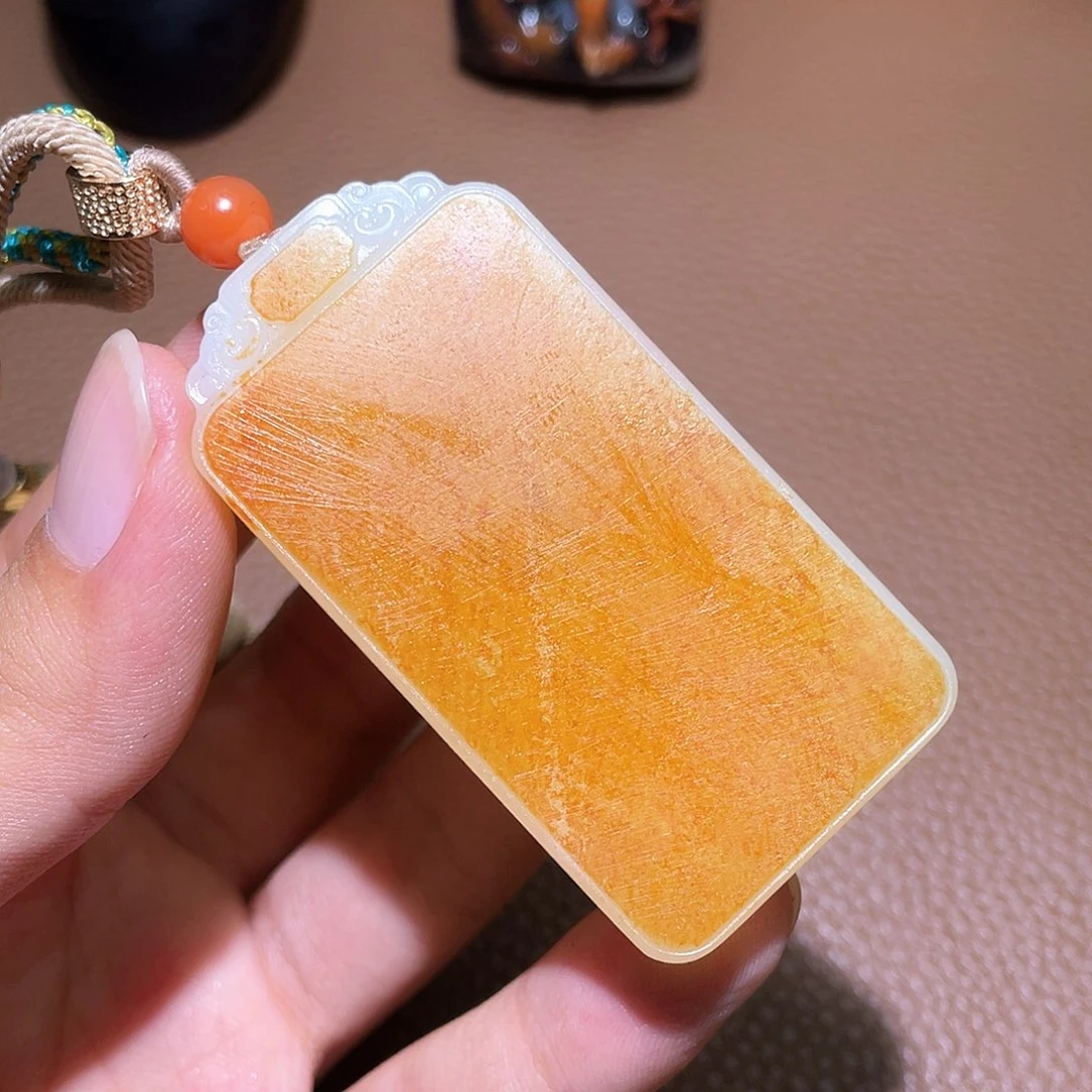 和田玉未镶嵌挂件用****3Y