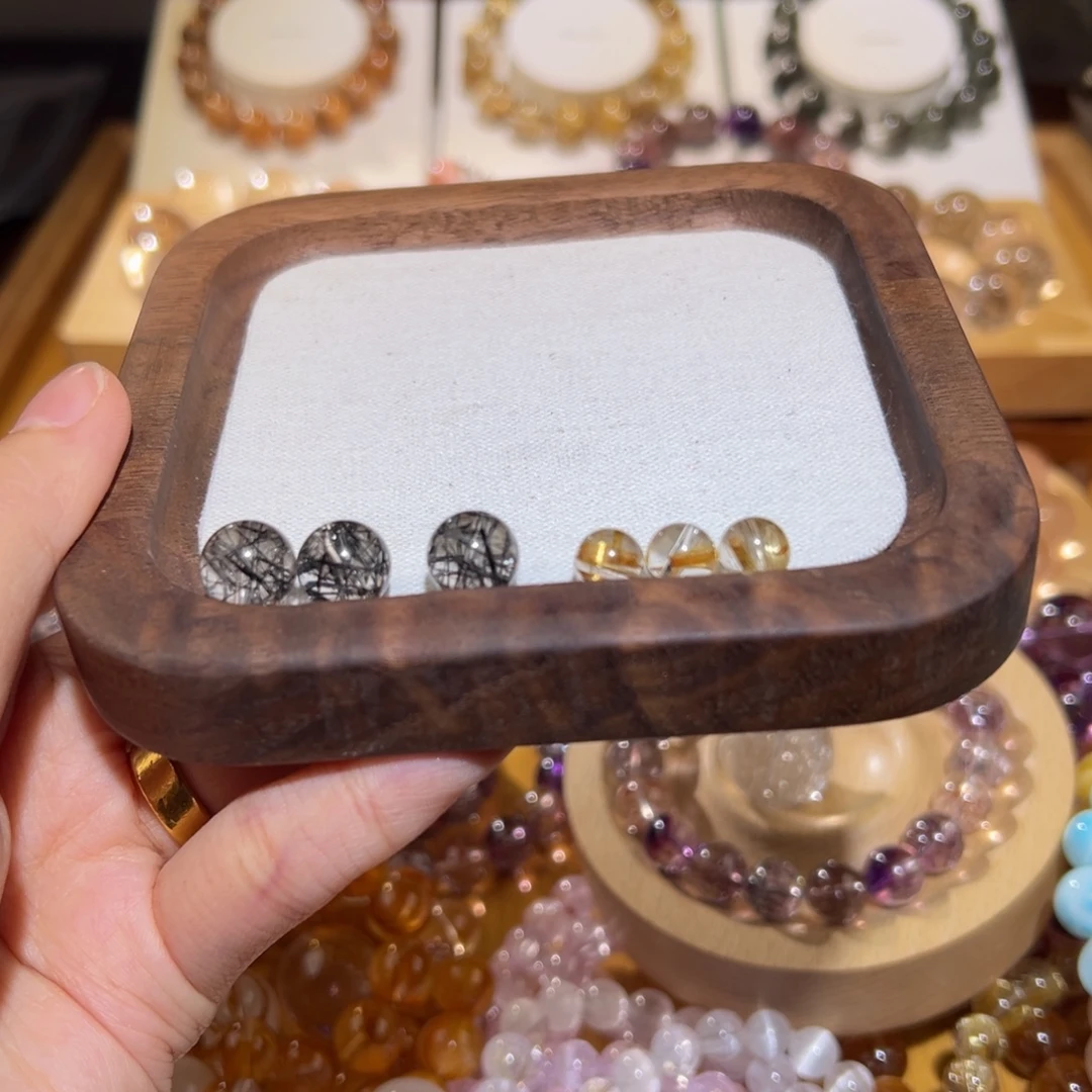 金***物水晶手串未镶嵌单珠