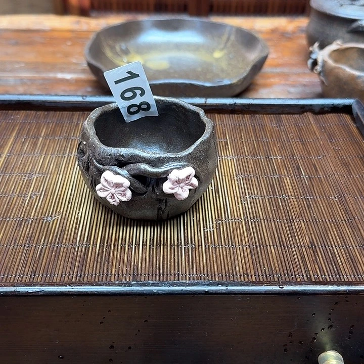 纯手工制作粗陶茶具