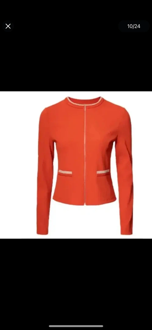 阿玛施拉链款短款针织修身打底红色开衫上衣针织衫女款长袖时尚