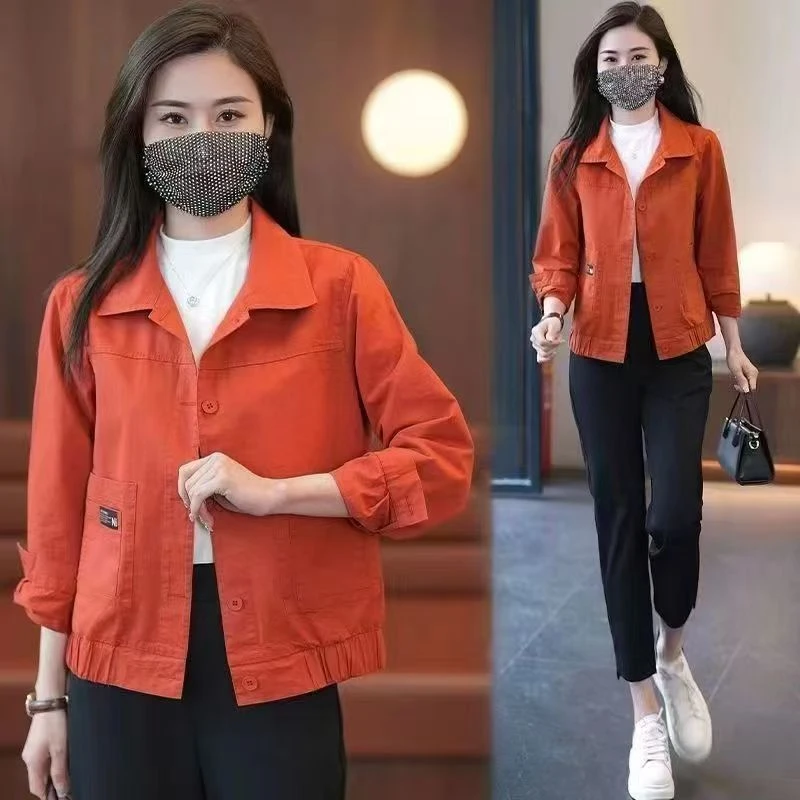 短外套女士春秋装2025年春装新款爆款夹克休闲小个子洋气时尚上衣