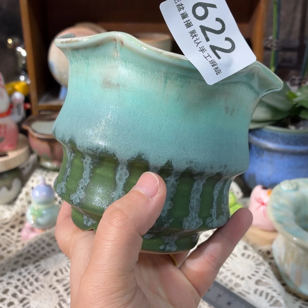 景德镇陶瓷花盆艺术瑕疵
