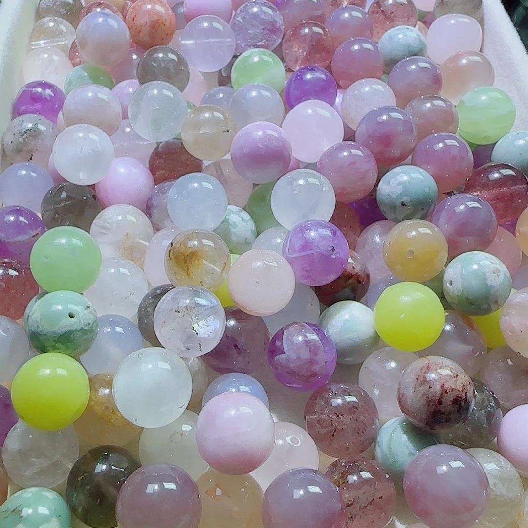 水晶手链未镶嵌天然多宝散珠自选