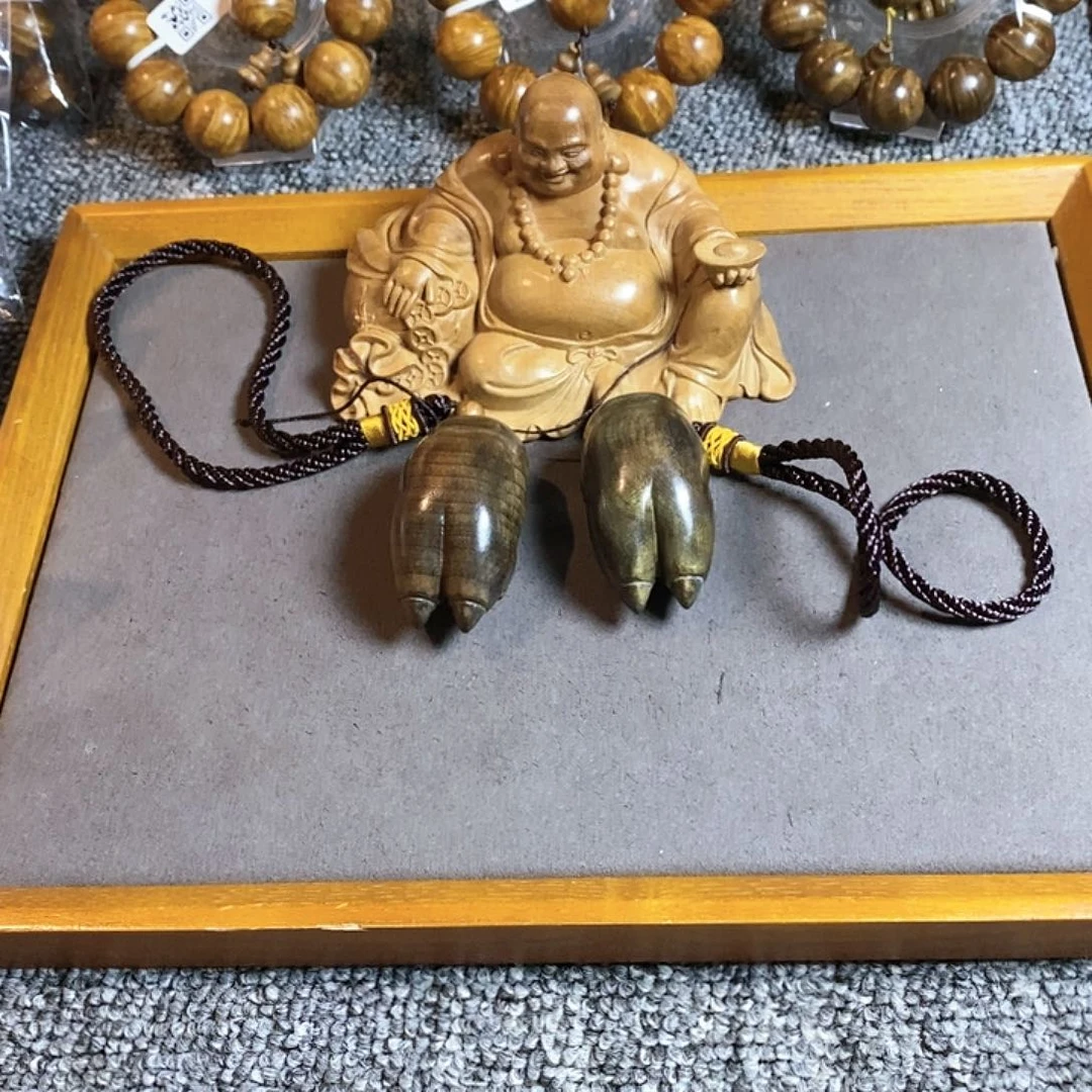 楠木（金丝楠）手串/手链涟*两个猪蹄和佛