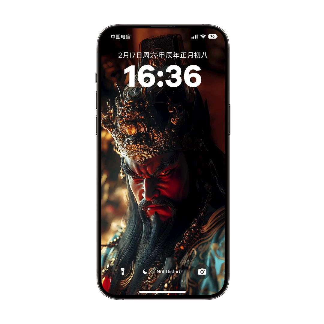 关羽关二爷 不怒自威关帝圣君 霸气威严图片壁纸