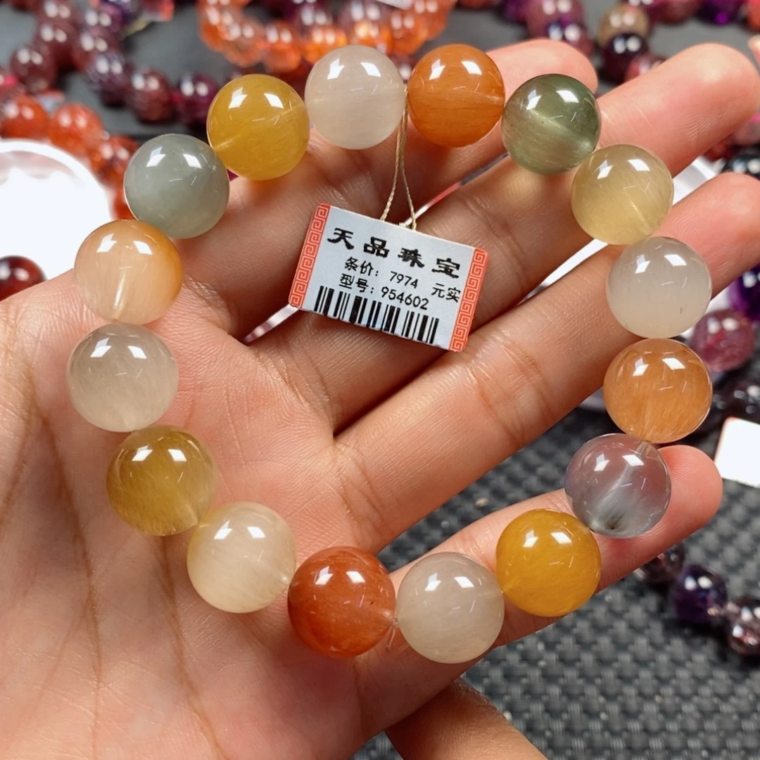 未镶嵌水晶手链兔毛954602