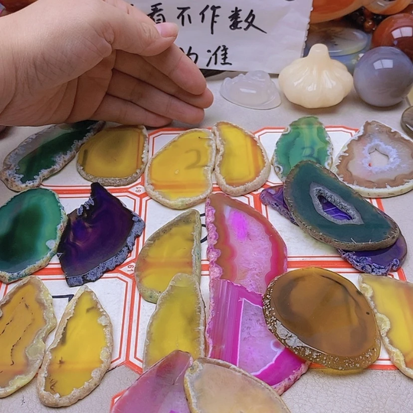 【闪购商品】未镶嵌玛瑙/玉髓珠宝半成品曹*