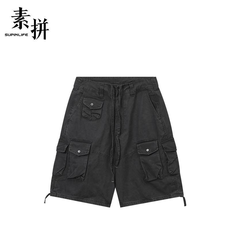 素拼休闲短裤SPBZD523073AM-SPBZD523073BM