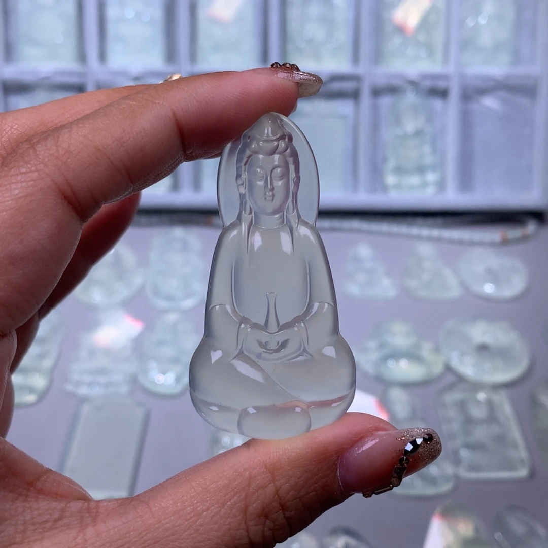 蛇纹石玉颈饰未镶嵌j****宇