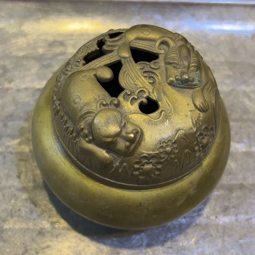 黄铜摆件，文房工艺品摆件