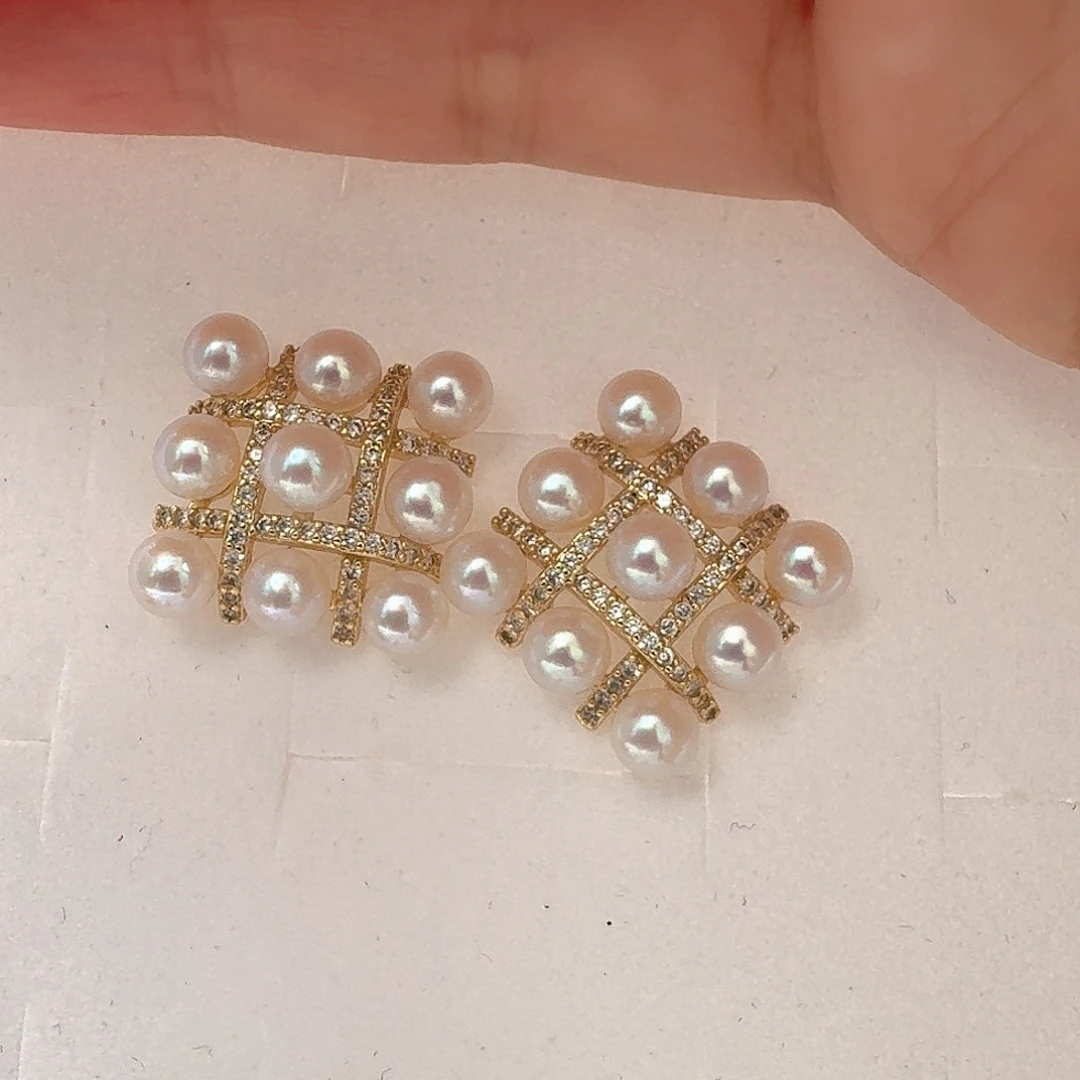 未镶嵌耳饰淡水珍珠
