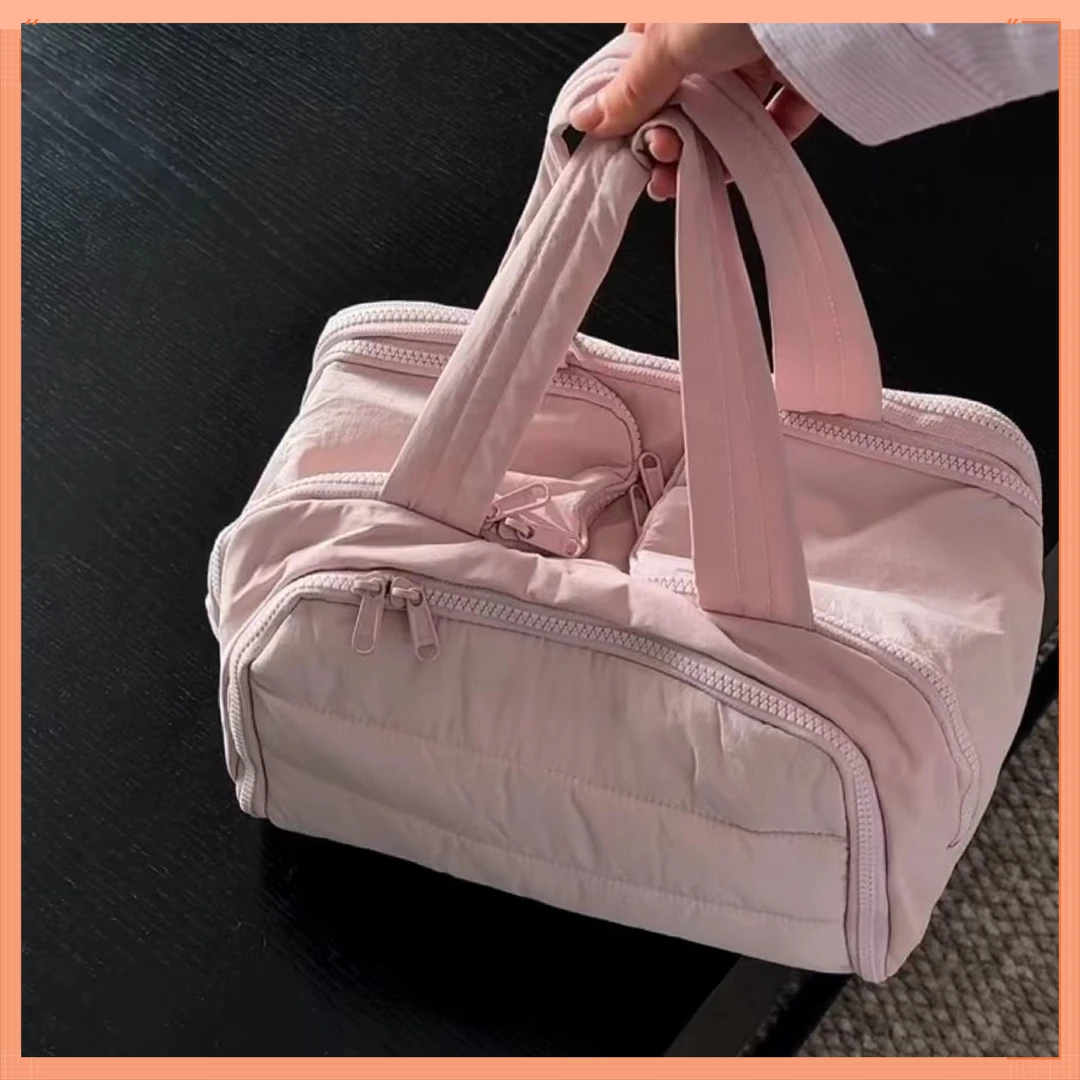 新款化妆包分区大容量便携HZB6化妆品收纳手提旅行多功能多【多宝】