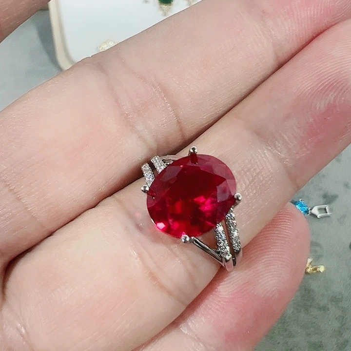 钨金无红宝蓝宝满钻镶嵌大宝贝
