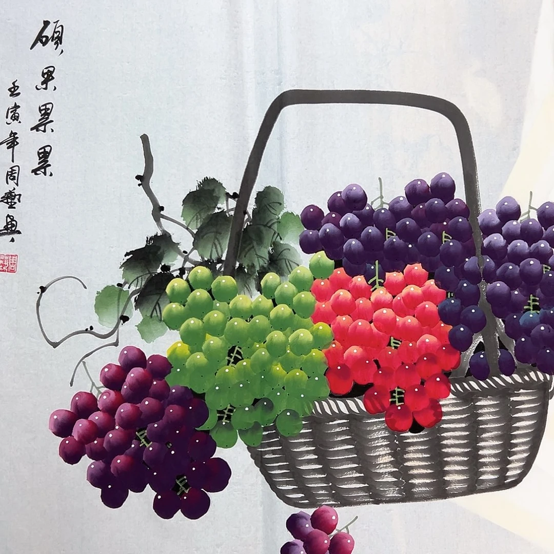 国画宣纸国画春手绘作品