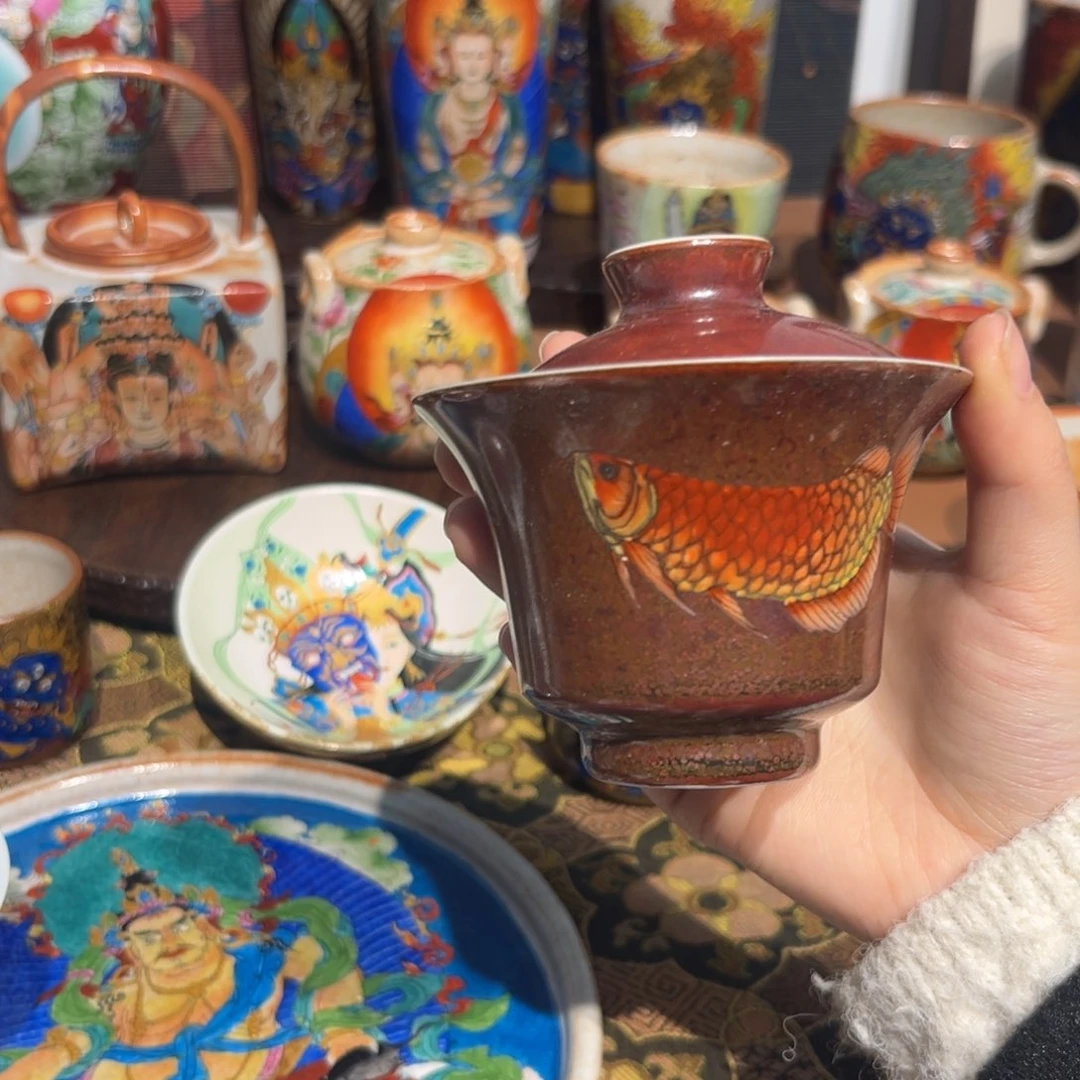 福利景德镇手工手绘作品